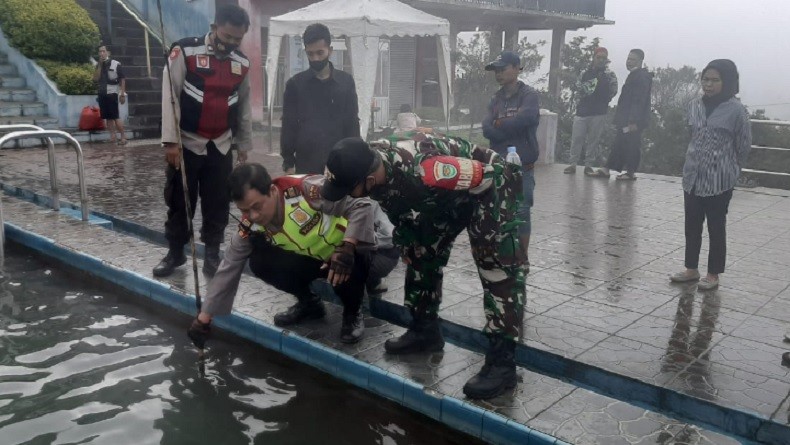 Wisatawan Asal Bandung Tewas di Kolam Renang Wisata Darajat Garut, Polisi Olah TKP