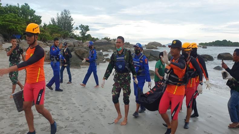 Wisatawan Tenggelam di Pantai Penyusuk Ditemukan Tewas