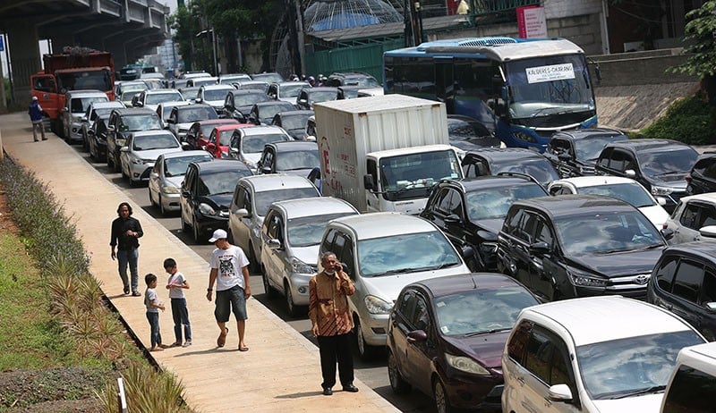 Imbas One Way, Jalan Kalimalang Macet Total Nyaris Tak Bergerak Sejauh ...