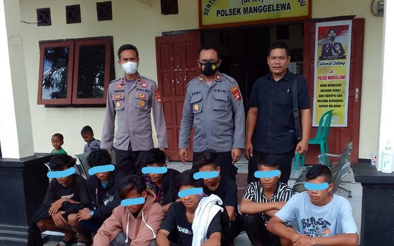 Keroyok 3 Warga, Delapan Pemuda di Dompu Ditangkap Polisi