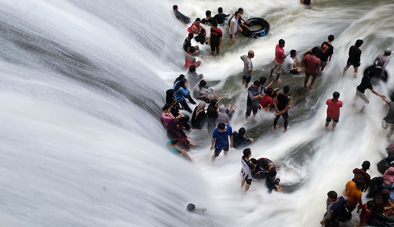 Serunya Bermain Air di Taman Wisata Alam Bantingmurung Maros - Bagian 1