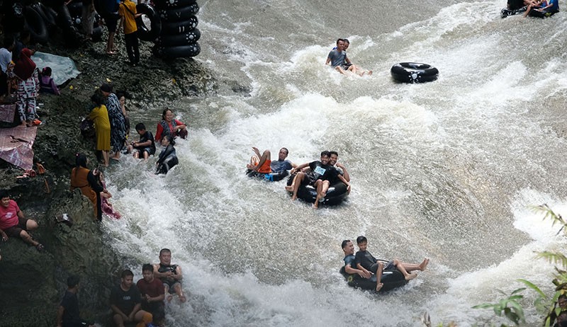 Serunya Bermain Air di Taman Wisata Alam Bantingmurung Maros - Bagian 2