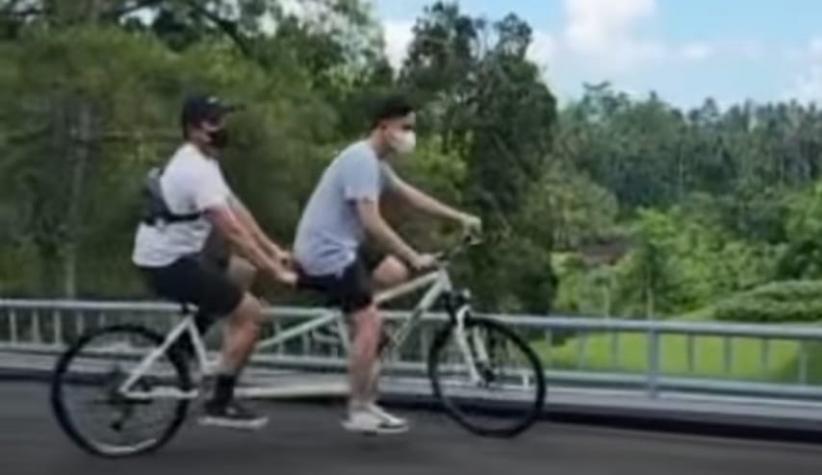 Viral Kaesang dan Gibran Kompak Main Sepeda Bareng, Netizen: Cubanget! 