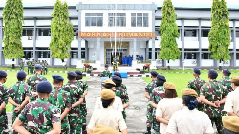 Danlantamal VIII Manado Harap Idul Fitri Beri Semangat Baru bagi Prajurit   