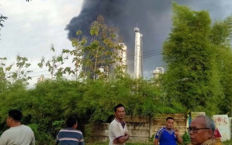 Polda Sumsel Amankan Lokasi Ledakan Pipa Gas di Prabumulih 