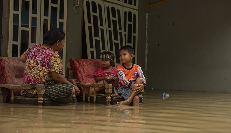 Sungai di Palu Meluap, 200 Rumah Warga Terendam Banjir - Bagian 2