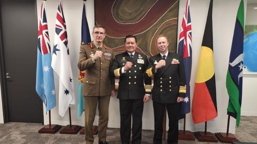 KSAL Bertemu Panglima Angkatan Bersenjata Australia, Bahas Kerja Sama Latihan dan Pendidikan