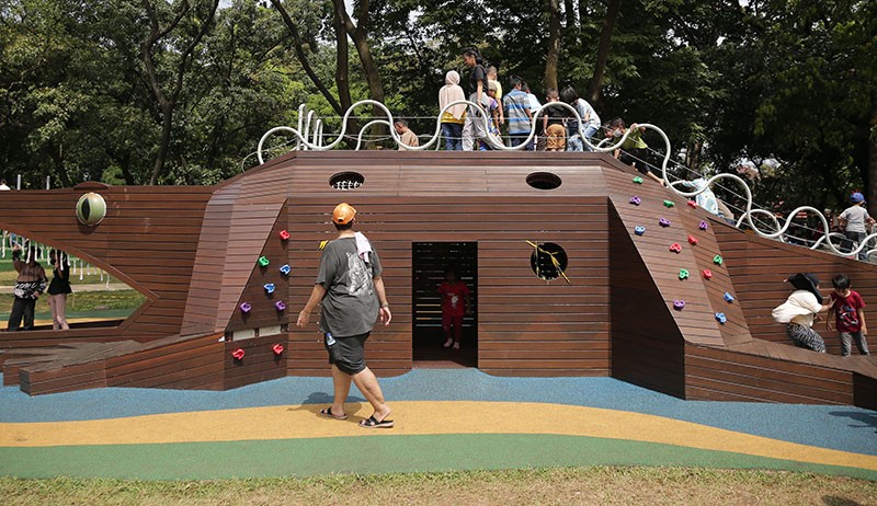 Asyiknya Bermain di Taman Terbuka Tebet Eco Park - Bagian 2