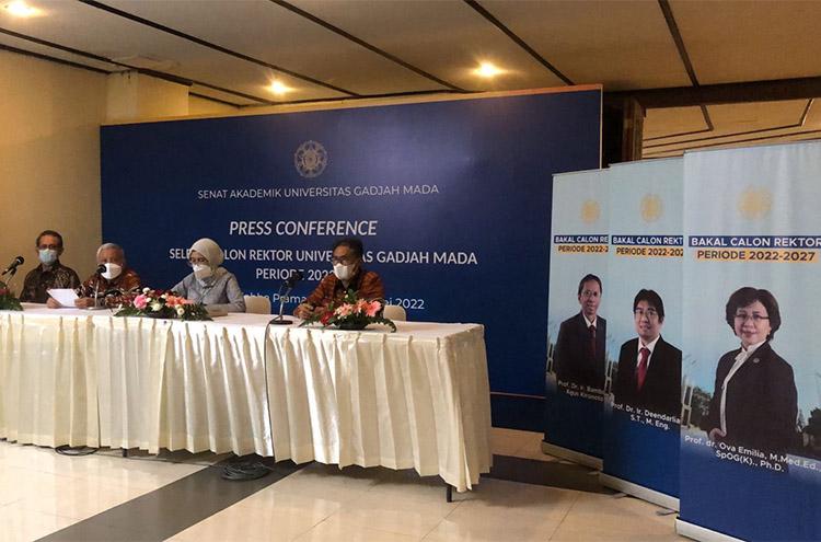 Ini 3 Calon Rektor UGM Periode 2022-2027, Hasil Seleksi Senat Akademik