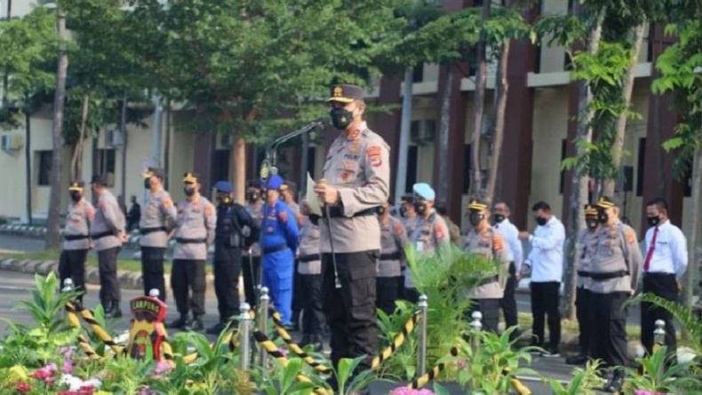 4 Pejabat Polda Lampung Resmi Berganti, Irjen Pol Hendro Pimpin Sertijab