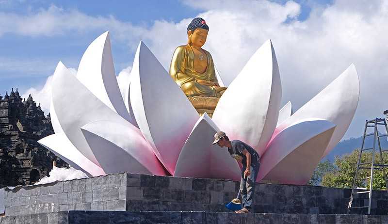 Perayaan Tri Suci Waisak Kembali Digelar di Candi Borobudur, Begini Persiapannya - Bagian 3