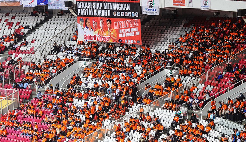 60.000 Buruh Ikuti May Day Fiesta di Stadion GBK, Suarakan 18 Tuntutan - Bagian 4