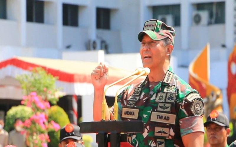 Jenderal Andika Perkasa Mutasi Pati yang Tembak Mati Kucing di Sesko TNI Bandung