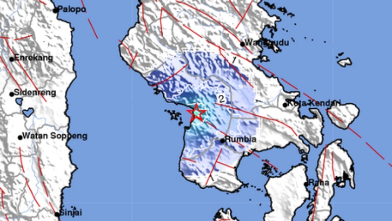 Gempa Terkini Magnitudo 4,2 Goyang Kolaka