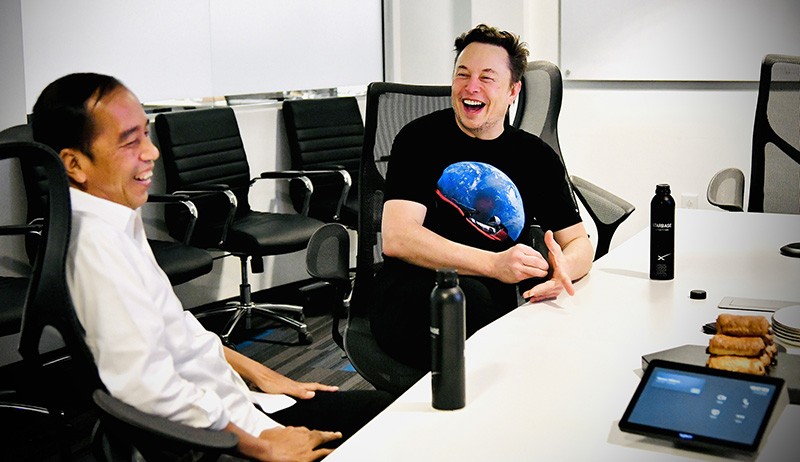 Momen Presiden Jokowi bersama Elon Musk di Pabrik Roket SpaceX - Bagian 4