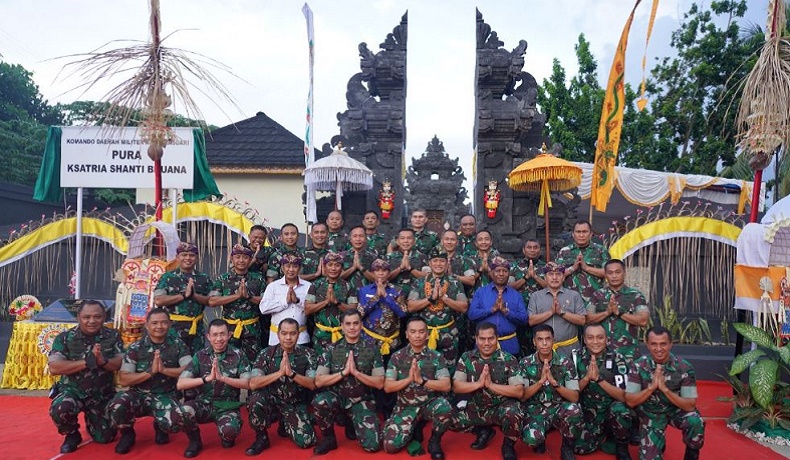 Kodam Kasuari Kini Punya Pura, Dibangun di Samping Masjid dan Gereja