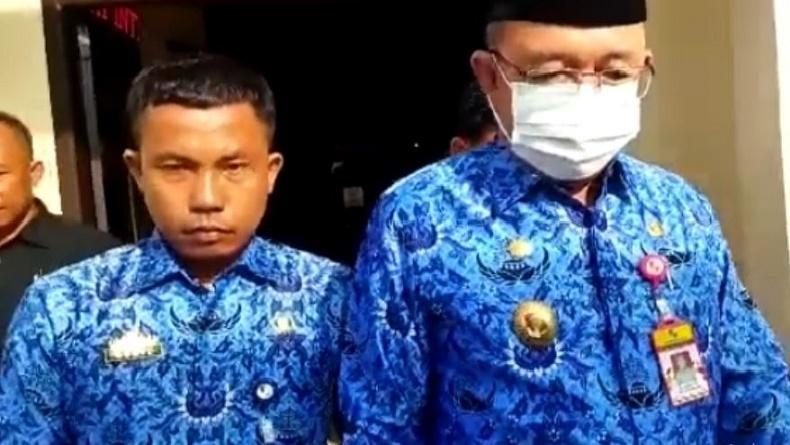 Usai Diperiksa Kasus Gratifikasi Bimtek, Sekda Lampung Utara dan Asisten I Bungkam