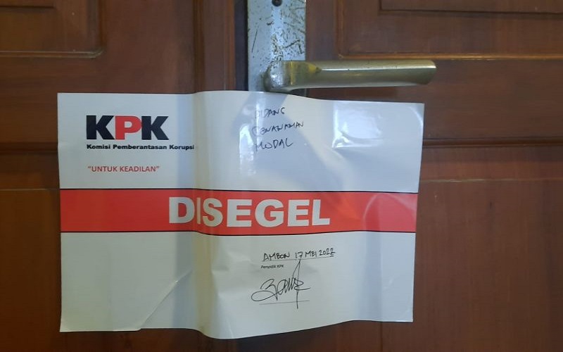 KPK Geledah Balai Kota Ambon, Ruangan Bidang Penanaman Modal Disegel 
