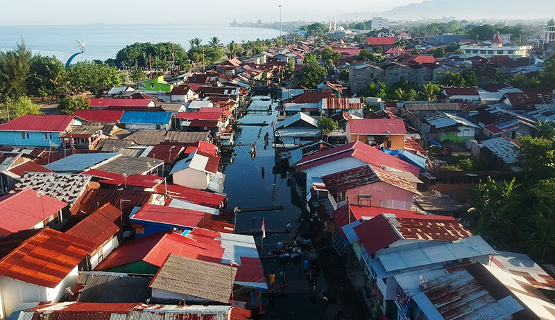 Perkampungan Nelayan Kota Padang Sudah Tiga Hari Terendam Banjir  - Bagian 3