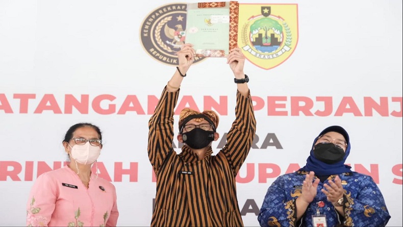 Dorong SDM Pariwisata Unggul, Menparekraf: Poltekpar Rp400 Miliar Dibangun di Sragen