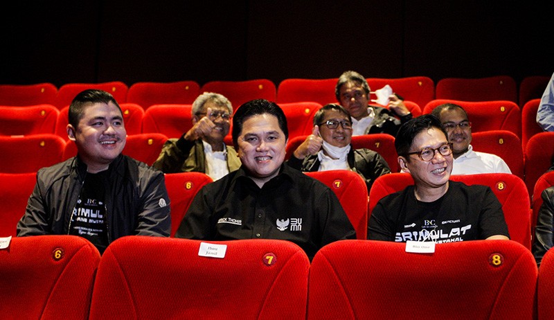 Menteri BUMN Erick Thohir Nobar Film Srimulat bersama Pelawak Senior - Bagian 1