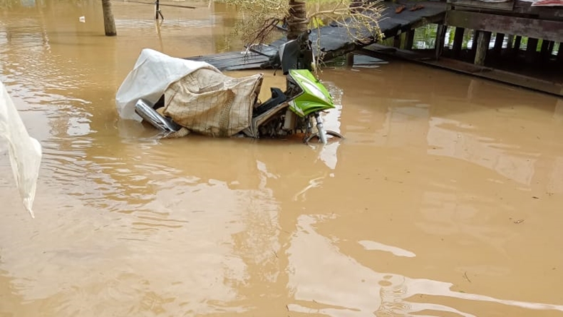 3 Hari Diguyur Hujan, 18 Desa di Kutai Kertanegara Diterjang Banjir