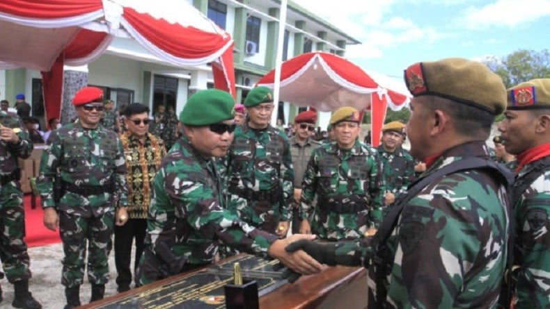 KSAD Resmikan Yon Arhanud dan Yon Armed Kupang, Dilengkapi Persenjataan Tempur