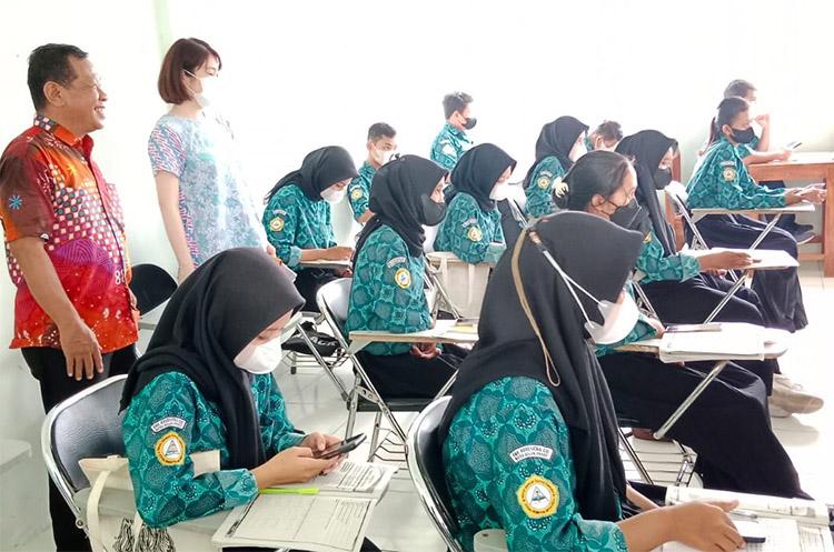 Japan Foundation Tertarik Sistem Pembelajaran Bahasa Jepang di SMK Citra Semesta Indonesia
