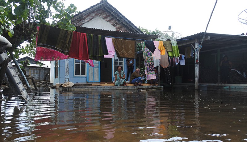 Puluhan Rumah Warga Desa Tanjung Pecinan Situbondo Terendam Banjir Rob - Bagian 2