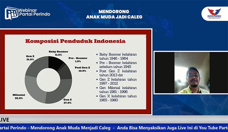 Webinar Partai Perindo: Mendorong Anak Muda Menjadi Caleg - Bagian 2