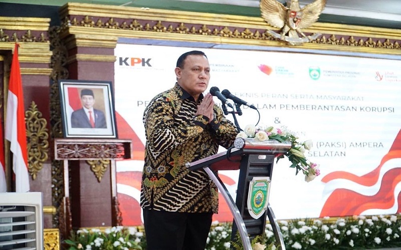 Firli Ingatkan Pejabat dan Dewan di Sumsel Jangan Berurusan dengan KPK 