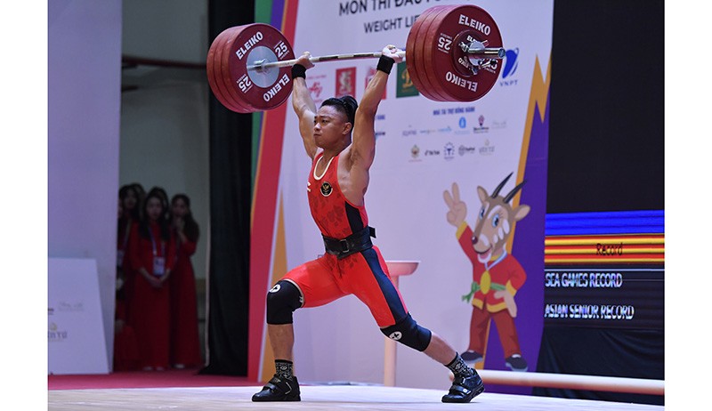 Lifter Indonesia Rahmat Erwin Abdullah Pecahkan Rekor SEA Games - Bagian 3