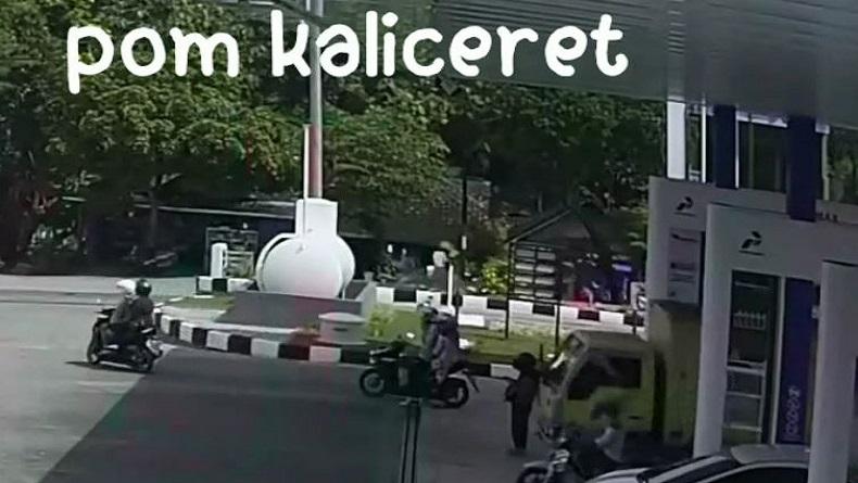 Menunggu Teman Isi Bensin, Gadis 19 Tahun di Grobogan Tertabrak Truk di SPBU
