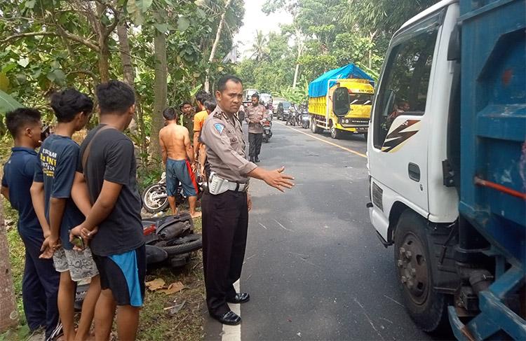 5 Motor Tabrakan Beruntun di Gunungkidul, 1 Mahasiswa Tewas dan 6 Terluka