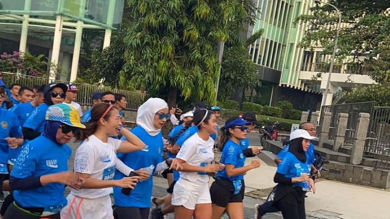 Sport Run Tourism, Alya Rohali Nikmati Ikon Kota Solo Sambil Berlari Marathon 
