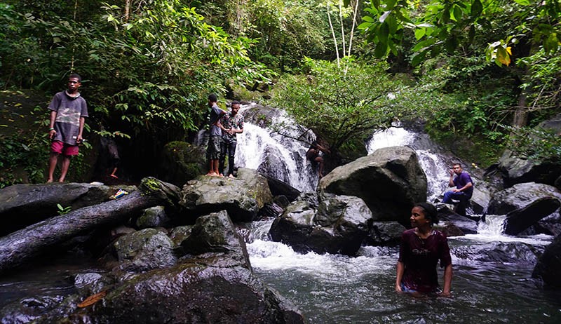 Air Terjun Klaligi Objek Wisata Baru dan Kekinian di Sorong Papua Barat - Bagian 2