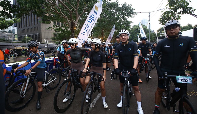 Gowes Bareng Kampanyekan Hidup Sehat Menyambut HUT ke-61 Bank BJB - Bagian 1