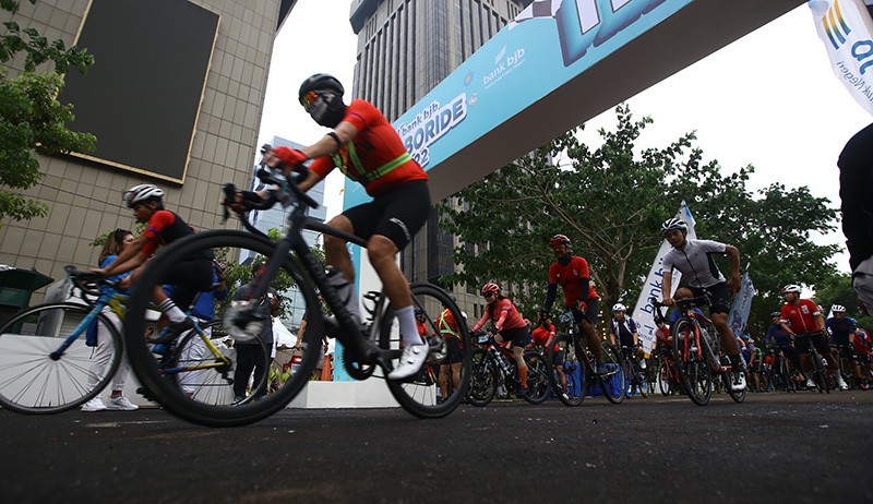 Gowes Bareng Kampanyekan Hidup Sehat Menyambut HUT ke-61 Bank BJB - Bagian 2