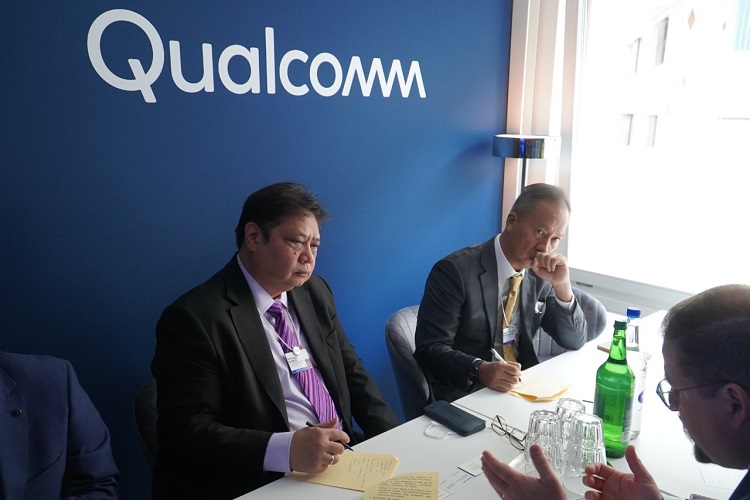 Bertemu CEO Qualcomm, Menko Airlangga Bahas Peluang Investasi Digital