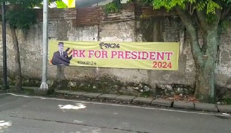 Spanduk RK For President 2024 Terpasang di Cimahi, Ini Kata Pengamat Politik Unjani