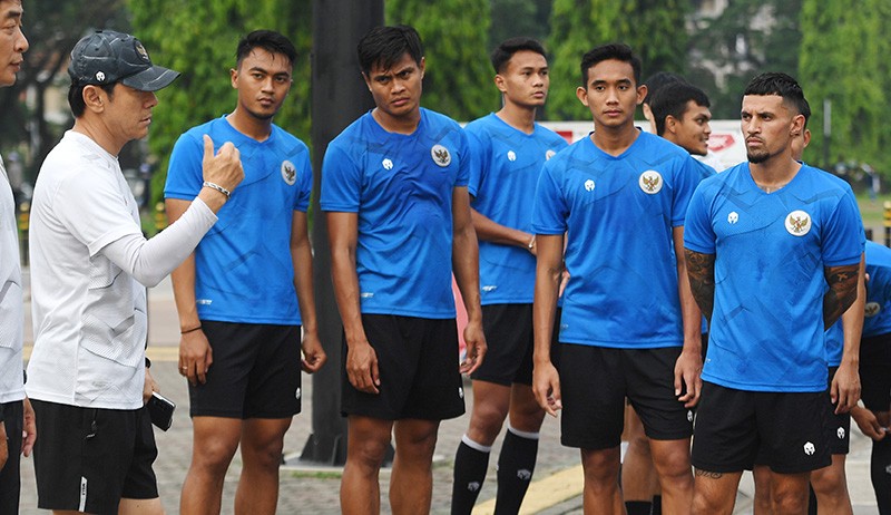 Latihan Perdana Timnas Indonesia Jelang Kualifikasi Piala Asia 2023 - Bagian 1