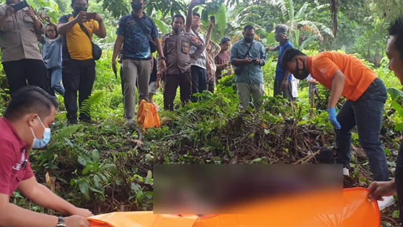 Mayat Pria Ditemukan di Perkebunan Madidir Weru Bitung, Polisi Langsung Evakuasi