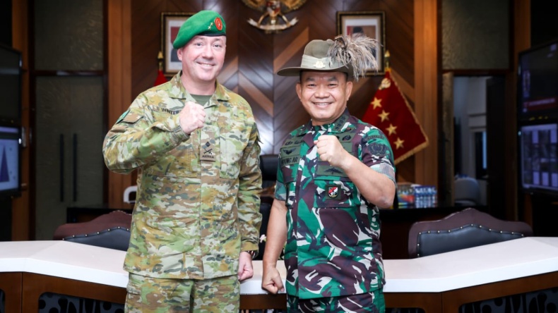 Jenderal Dudung Dukung Modernisasi Alutsista TNI AD dengan Militer Australia