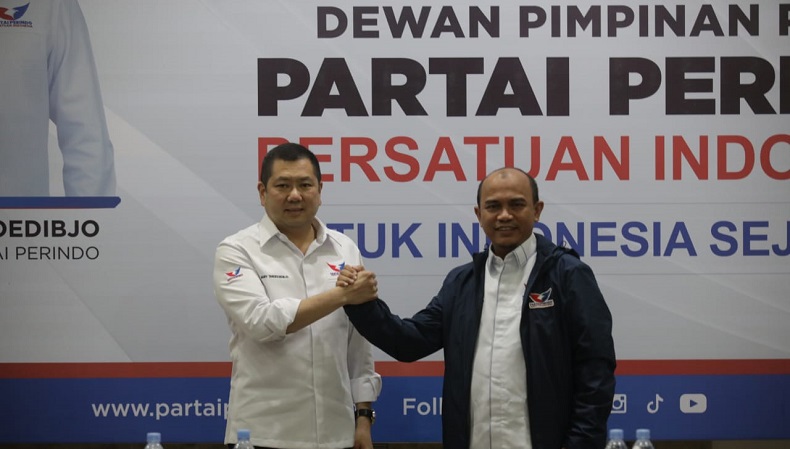 Dilantik HT Jadi Kabid Politik dan Kebijakan Publik Partai Perindo, Dr Heri Budianto: Cinta yang Tertunda Akhirnya Kesampaian