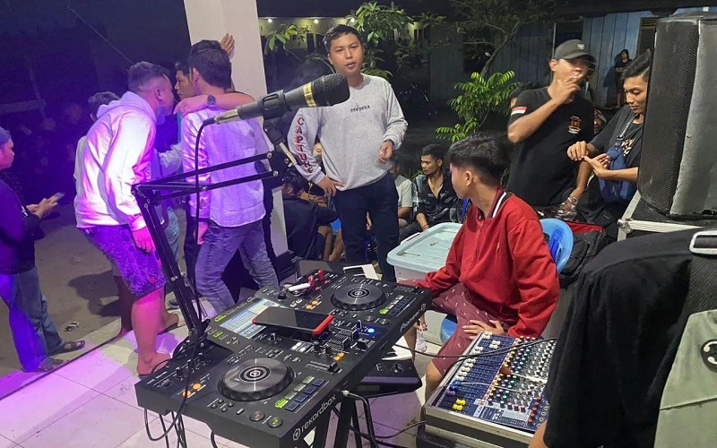 Live Music DJ di Palangka Raya Dibubarkan gegara Buat Gaduh 