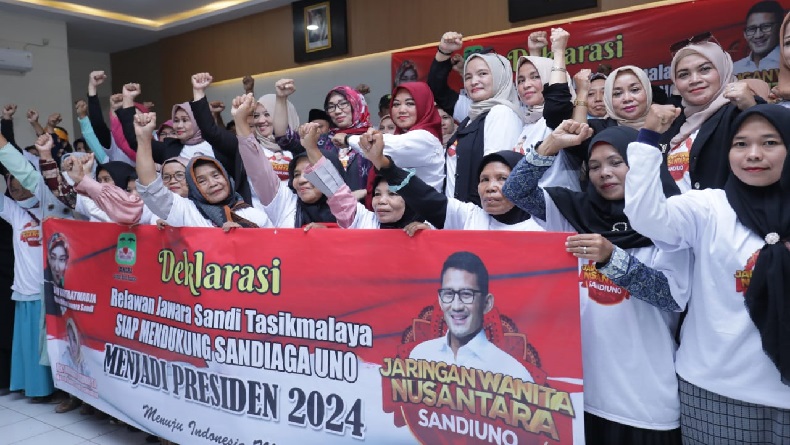 Relawan Beri Pelatihan Kopi, Pelaku UMKM Tasikmalaya Dukung Sandiaga Uno di Pilpres 2024