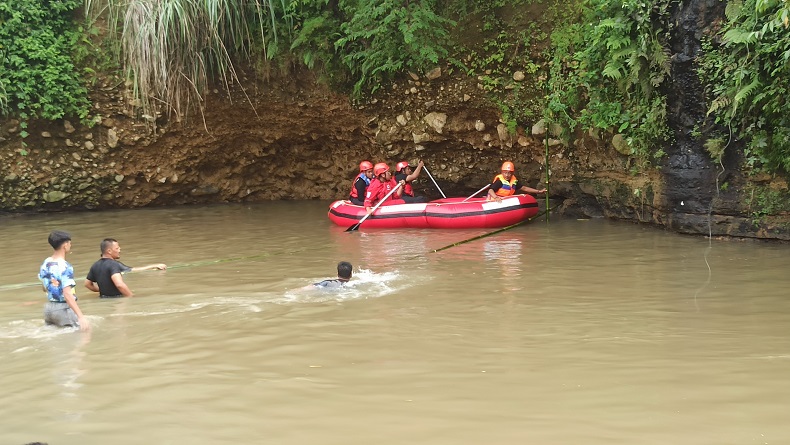 3 Murid Perguruan Pencak Silat Hanyut di Sungai Cipelang Sukabumi, 1 Orang Dinyatakan Hilang