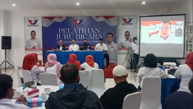 Buka Pelatihan Jubir, HT:  2024 Perindo Jadi Partai Besar 