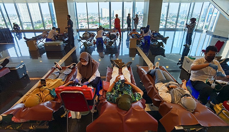 Antusiasme 250 Karyawan Ikuti Donor Darah bersama MNC Peduli - Bagian 1