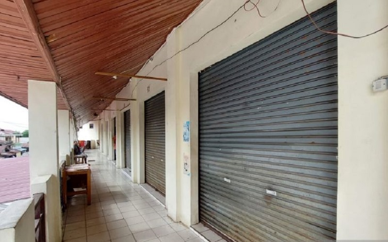 Ratusan Toko di Pasar Paringin Balangan Tak Berpenghuni, Pedagang Mengeluh Tarif Sewa